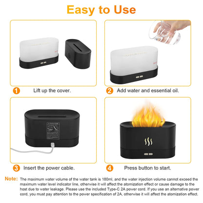 Flame Essential Oil Humidifier