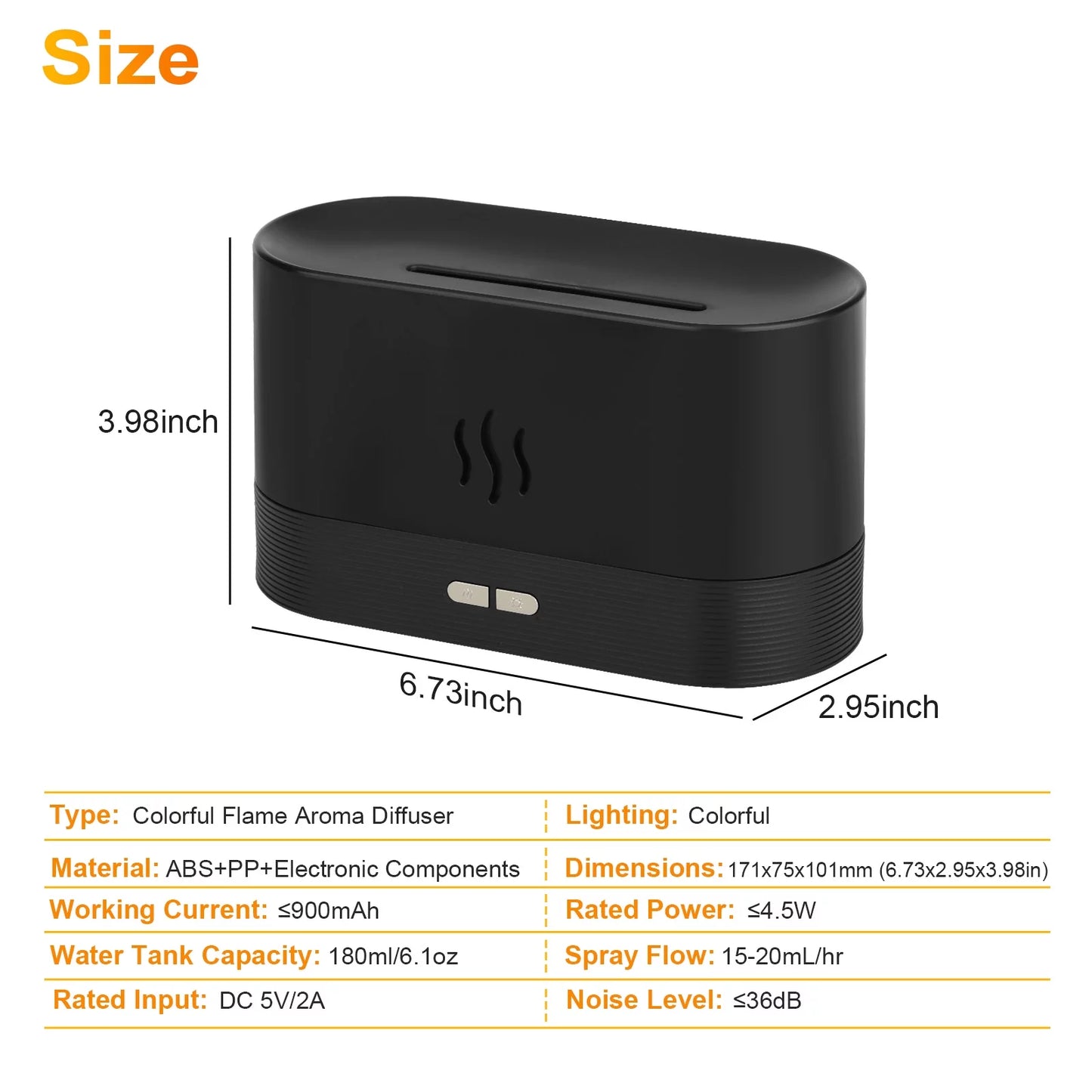 Flame Essential Oil Humidifier