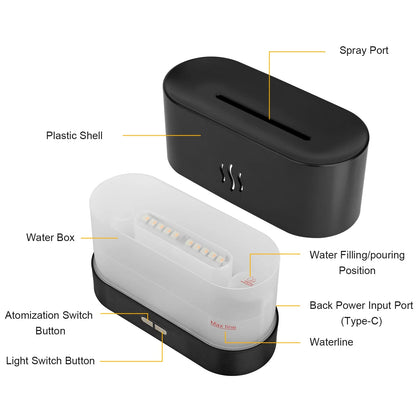 Flame Essential Oil Humidifier